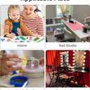 Nail Glitter Chunky Glass Shards 2-3mm | Crushed Glass for Acrylic Nails, Resin Geode, Epoxy Decor | 24 Colors Sparkling Broken Glitter Flakes | Jewelry Making Craft Supplies | 6.7oz/192g by RUIRUI