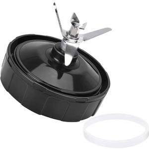 7 Fins Blender Blade Compatible with Ninja Blender Blade Replacement, Ninja Blender Lid Accessories for Auto iQ BL682-30 BL642-30 BL450-30 BL482-30 BL687CO-30 BL450-30 BL642-30 BL482-30 BL682-30 ect