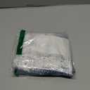 Blue Kitchen Window Curtains Valance and Tier Set, Grey White Contemporary Rod Pocket Short Tier Curtain, Abstract Art Small Cafe Drapes for Kitchen Decor 52" x 24"