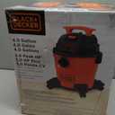 BLACK+DECKER Shop Vacuum Wet and Dry, 4 Gallon 3-in-1 Portable Shop Vac with Accessories, Workshop, Garage, Home and Car Vacuum Cleaner, 3 HP(BDXV18301P-4A)
