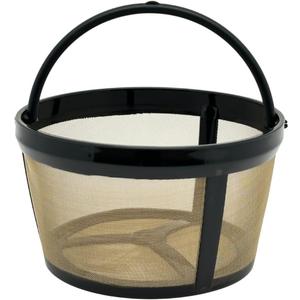 4-6 Cup Reusable Coffee Filter - BPA Free, Fits Mr. Coffee, Black+Decker, Walmart Mainstays & Most 4-6 Cup Basket-Style Coffee Makers (1-Pack)