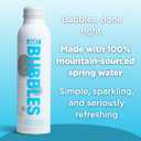 JUST Bubbles - Pure Premium Sparkling Spring Water in a Fully Recyclable Reusable Eco-Friendly Bottle - 100% Mountain-Sourced Carbonated Water with Naturally Occurring Minerals, 16 Fl Oz (Pack of 12)