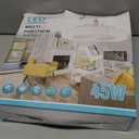 rightLight Socket Fan with Remote 12, Screw in Socket Fan Light with Dimmable Brightness and Color Temp, Socket Modern Flush Mount Low Profile Ceiling Fan for Bedroom, Small Living Room, Kitchen, White-Bright