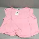 YPINK Womens Tank Tops Summer T Shirts Sleeveless Casual Loose Tunic Blouses Large, Pink 