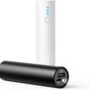 Portable Charger, 5000mAh Mini Power Bank, S03 2-Pack Pocket Size Fast Charging USB-C (in&Out) Compatible with iPhone Series, Android Phone and More,Purple