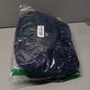 JaGely 11 Pairs Reusable Shoe Covers Non Slip Cloth Washable Thickened Bowling Shoe Covers for Indoors Men Women(Navy)