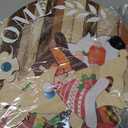 Qunclay Interchangeable Wooden Gnome Decor Holiday Seasonal Gnome Decorations with Magnet Pieces and Detachable Hats Changeable Welcome Sign for Home (Farmouse)