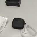 ESR for AirPods 4 Case (HaloLock), Compatible with AirPods 4th Generation Case (2024) (USB-C), Compatible with MagSafe, Full Drop Protection Cover with Carabiner, Magnetic Lid Lock, Black