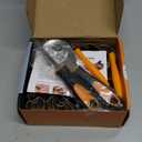 Halloween Pumpkin Carving Kit, NEW 21 PCS Safe and Easy Pumpkin Carving Tools with Stainless Steel Stencils Knife Set for Halloween Decoration Jack-O-Lanterns for Kids Adults