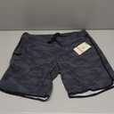 Maui Rippers Womens 9" 4-Way Stretch Swim Shorts Boardshorts (Midnight Camo) 14