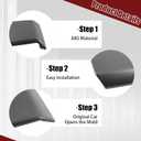 GearUp Center Console Armrest Cover Compatible with Tesla Cybertruck 2025 2024 2023(Matte Carbon Fiber)