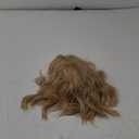 Light Blonde Bob Wigs with Bangs for Women, Cute Synthetic Wig for Cosplay, Daily, Halloween (12 Inch)