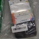 FireKylin 100 Pack Resealable Stand Up Bags,Smell Proof Pouch Sealable Foil Pouch Bags for Packaging (Black, 3.5" x 5.1")