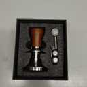 58.5mm Espresso Tamper – Rosewood Handle, Self-Leveling & Double Spring Loaded Calibrated Design Fits 58mm Portafilter Basket for Precise Consistent Shots