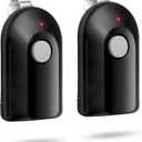 2 Replacement for Genie & Overhead Door Garage Door Opener Remote, Intellicode Remote, Compatible with ACSCTG Type 1, GIT-1 390MHZ 1-Button (Black)