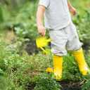 5 Pcs Kids Watering Cans, Mini Metal Plant Watering Can with Long Spout, Small Tin Flower Pots for Indoor Outdoor Gardening