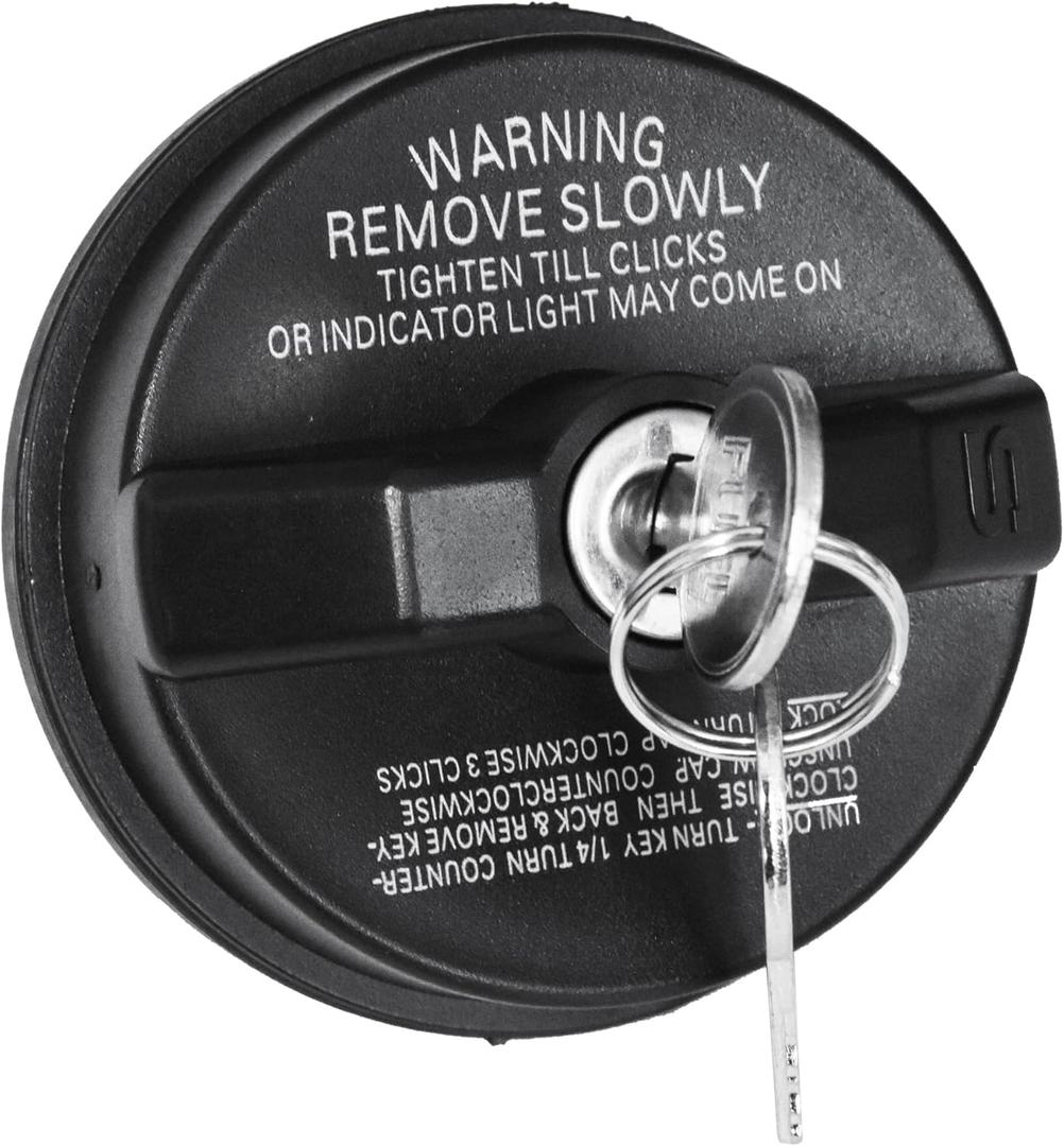 Locking Gas Cap, Lock Fuel Cap Compatible With Chevy GMC Silverado Cruze Express Malibu Colorado Suburban Tahoe Equinox Terrain Sierra Savana Acadia Acura Buick Cadillac Lexus And More