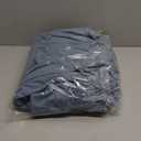 KANSOON Denim Outfits for Women 2 Piece Sets Jean Loose Casual Drawstring Zipper Crop Pullover Wide Leg Pant Sweat Suits (Blue, XXL)