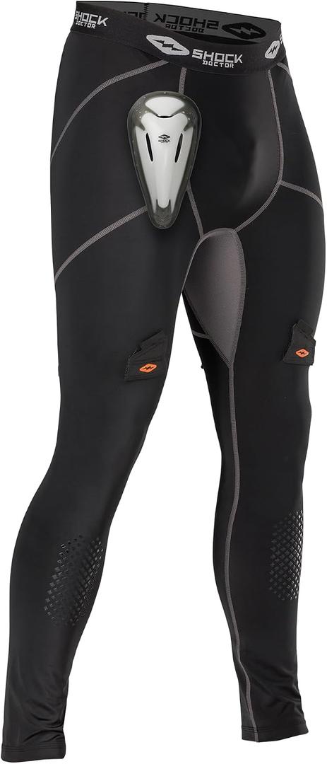 Shock Doctor Boy's Compression Hockey Pant w/Protective Cup, Youth, L