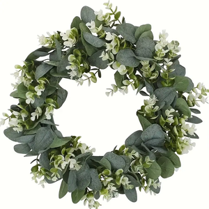 HD 24in Eucalyptus/Berry Spiral Wreath