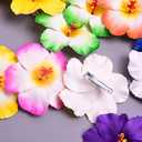 Artificial Hawaiian Flower Hair Clips,Bohemian Flower Hairpin for Seaside Holiday,Bridal Hair Bobby Pins Headwear,Hawaiian Beach Hair Accessories for Women Girls (Plumeria)