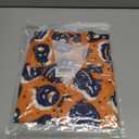 Men Halloween Shirt Fun Pumpkin Print Button Up Shirts Casual Hawaiian Short Sleeve Shirt Holiday Aloha Shirts (Orange, XL)