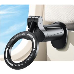 Airplane Travel Essentials Phone Holder, for Magsafe Universal 360 Degree Rotation Airplane Gadgets Phone Mount for Flight Europe Vacation Essentials, Gifts Travel Accessories