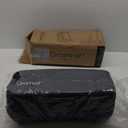 2 in 1 Portable Travel Crib for Toddler, Foldable Crib for Baby, Lightweight Playpen Collapsible Playard with Soft Mattress, Easy to Carry Baby Travel Bed for Outdoor, Indoor (Black)