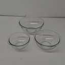 Pyrex Essentials (3-Piece) Glass Mixing Bowls Set For Prepping, Baking and Cooking, Preheated Oven, Dishwasher, Freezer, and Microwave Safe