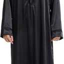 Men's Islamic Arab Kaftans Robe for Eid, Dubai Ramadan Daily Clothes - Muslim Thobe Shirt