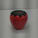Strawberry Flower Vase Creative Ceramic Strawberry Pot Planter Unique Large Strawberry Vase for Living Room, Kitchen Storage