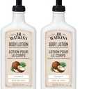 J.R. Watkins Daily Moisturizing Body Lotion, Coconut, 18 fl oz, 2 Pack