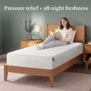 Zinus Green Tea Memory Foam Mattress 12 Inch, Pressure-Relieving Comfort & Full-Body Support, Naturally Fresh, Medium Firm Feel, CertiPUR-US & Oeko-TEX Certified Safe Materials, Twin XL