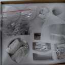 DELAVIN Frameless Tub Shower Door, 56-60" W x 59" H Bathtub Door, 5/16"(8mm) Thick SGCC Certified Clear Tempered Glass with Explosion-Proof Film, Easy to Clean, Stainless Steel Guide Rail, Sliver