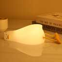 Existential Crisis Duck Lamp - 3-Level Dimmable Rechargeable Night Light for Kids Breastfeeding & Nursery | Silicone, Touch Control & Lying Flat Design, Toddler Room Safe (Ducky Lay Lamp)
