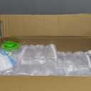 100 Pcs 4 oz Plastic Juice Shot Bottles with Caps, Clear Ginger Shots Bottle with Lids, Small Bottles for Liquids, 4 oz Plastic Reusable Leak Proof Mini Containers for Juice,Milk,Ginger,Whiskey,Water