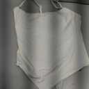 Women Spaghetti Strap Square Neck Bodysuit Double Lined Thong Body Suit Backless Cami Leotard Sleeveless Tank Top, S