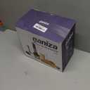 Ganiza Immersion Blender 5 in 1 Hand Blender Max 1000W Heavy Duty Motor, 16 Speed Mode Handheld Blender Stainless Steel Blade With 800ml Mixing Beaker, 600ml Chopper, Whisk and Milk Frother