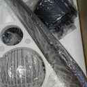 Depuley Outdoor Ceiling Fan with Light: 42 Inch Gazebo Fan Outdoor Hanging - Plug in Waterproof Fans with Lights for Patios - Dimmable Remote App Control - Black and Walnut