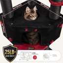 Heavy Duty Large Cat Tree Tower, Extra Wide Cat Scratching Posts (φ4.3in)