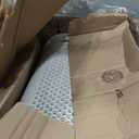 60L Slim Laundry Hamper, Clothes Basket, Lid, Ventilated, Plastic, Set of 2, White