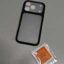 TAURI for iPhone 17 Pro Case, Full Camera Protection with Screen Protector, Translucent Matte Military-Grade Protection Shockproof Slim Phone Case for iPhone 17 Pro, Matte Black