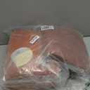 Monbix King Size Comforter Set  7 Pieces Bed in a Bag King, Burnt Orange Bedding Sets with Comforter, All Seasons Comforter Bed Set with Sheets, Pillowcases & Shams