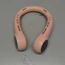 Portable Neck Fan with 4000mAh Rechargeable Battery & LED Display, Personal Cooler for Women/Men, 3-Speed Bladeless 360 Cooling Fans, Stylish Gift for Gym/Travel/Office, Pink