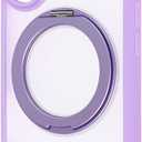 iPhone 17 Case, Magsafe Compatible with Ring, Matte, Fingerprint, Shockproof, Shockproof, [US Military MIL Standards Compliant] Hybrid Case, Silky Mat, Magnetic Charging Compatible, Purple