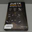 ZUETK Weighted Vest, 6lb/8lb/12lb/16lb/20lb/25lb/30lb Weight Vest with Reflective Stripe, Weighted Vest for Men Women Workout Equipment for Strength Training, Running, Jogging, Fitness, Weight Loss (Black with Bag)