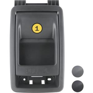 TQPONLY Folding Seat Latch Release Handle | Compatible with 11-20 Toyota Sienna | Replaces 75220 72909-08011 (Gray)