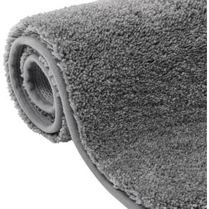 Bathroom Rugs, 24x36 Inches - 3X Longer Lifespan, Resists Flattening & Anti-Shedding Bath Mat, Non-Slip, Soft & Absorbent, Dense High-Resilience Plush Microfiber Carpet for Busy Bathrooms - Grey