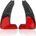 Steering Wheel Paddle Shifter Extension Cover Compatible for Challenger Durango Charger 2015-2023 Compatible for Grand Cherokee 2014-2020 Car Paddle Shifter Extended Shift Paddle Cover Trims (carbon fiber texture Black)