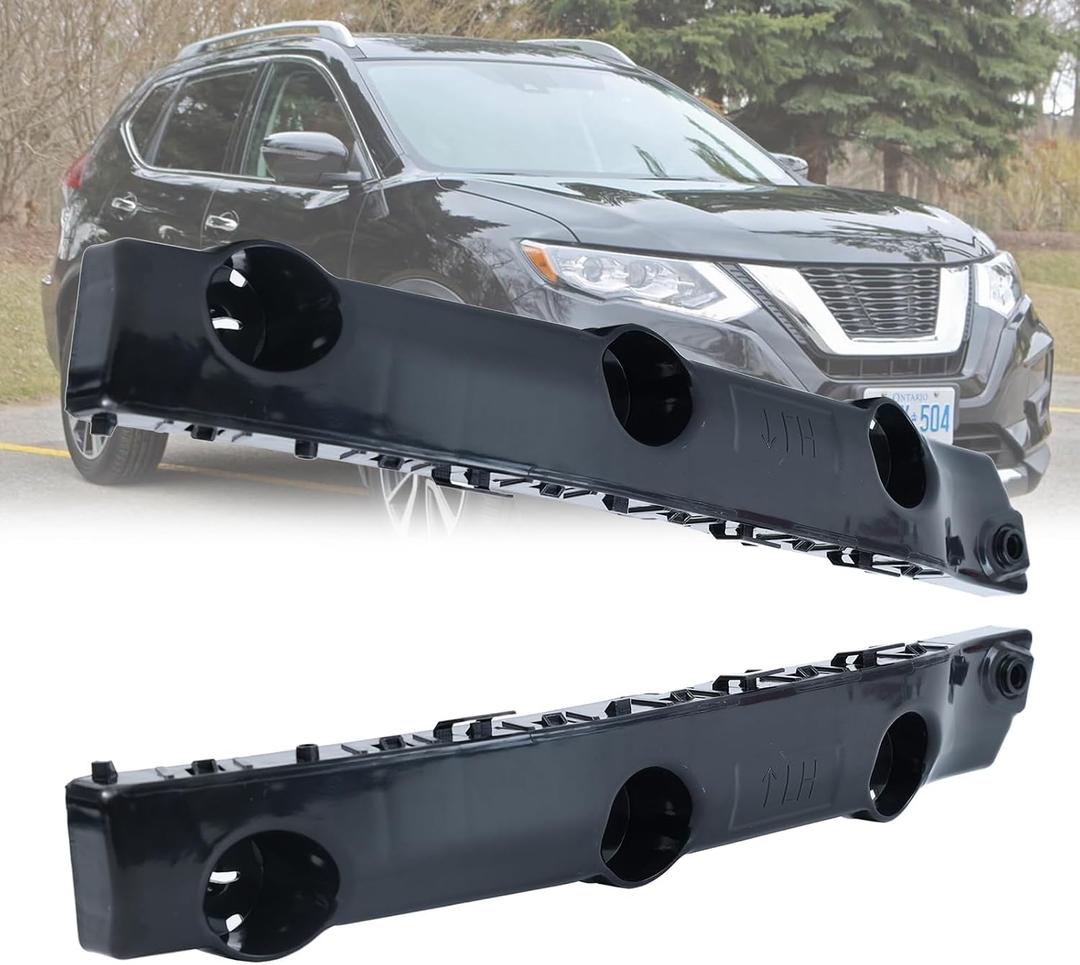62222-4BA1A Pair Left Right Front Bumper Bracket Beam Mount Support Grille Guide Bracket Retainer for Nissan Rogue/X-Trail T32 2014-2019,62223-4BA1A
